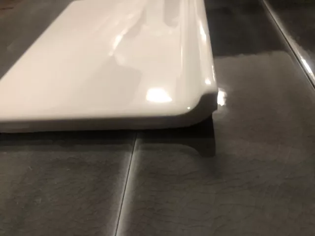 5 American Olean Cove Base Bullnose 4.25" x 6" Tile  White Gloss SL10S3419TCCBP