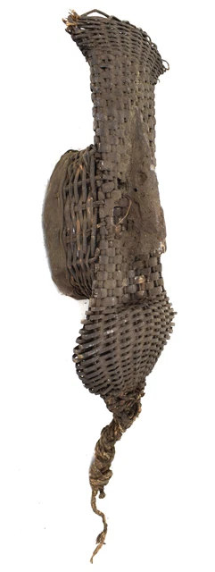 Senufo Bearded Woven Mask Cote D'Ivoire African Art 3