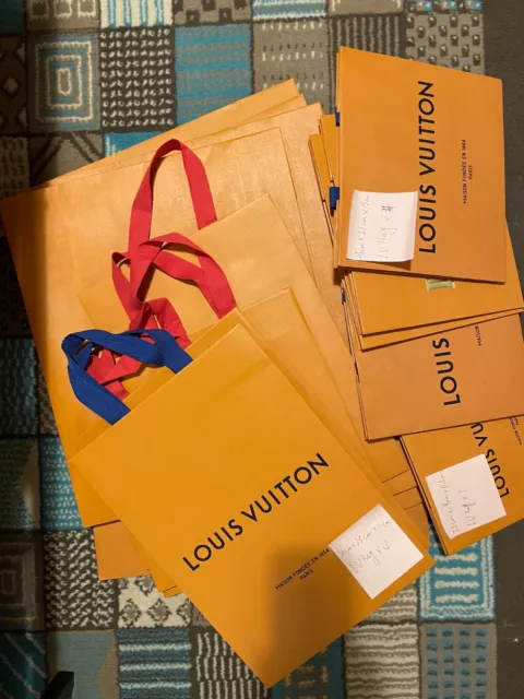 LV LOUIS Vuitton Paper Carrier Gift Bag multiple Sizes choice £8.50 -  PicClick UK