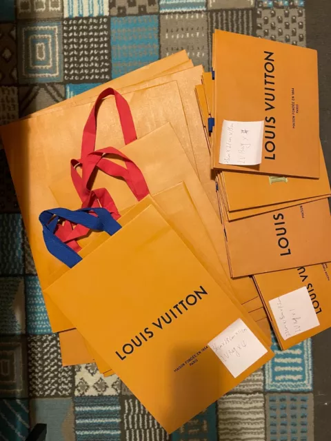 Authentic Louis Vuitton Paper Shopping Bag - multiple sizes available