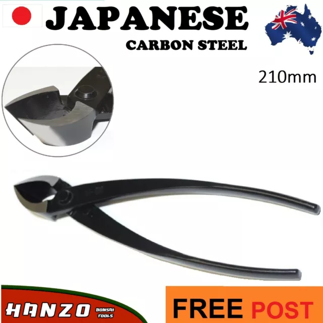 Branch Cutters 210mm - Carbon Steel Black Bonsai Tool. Bonsai Shop Australia.