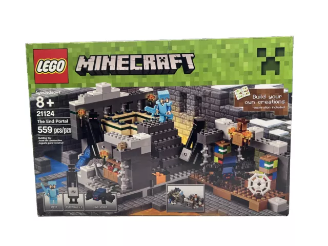 Lego Minecraft The End Portal (21124) 559 Pieces (Box Damage) Retired Brand  New 673419246804