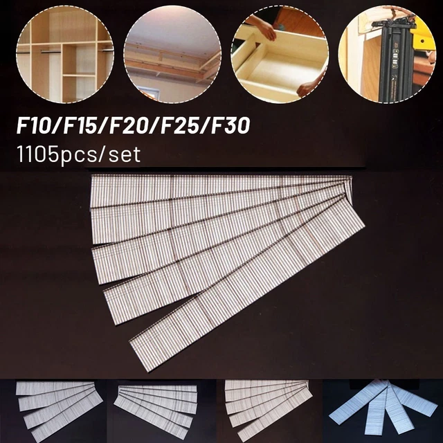 Pinza de clavos 1105 piezas accesorios F15/F20/F25/F30 juego acero inoxidable