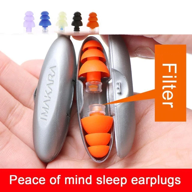 Ear Plugs Sleeping Hearing + Earplug Protectio Noise Redu NICE Cancelling I0E1