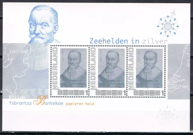 Nederland 2751 Postset Zeehelden Willem Ysbrantsz Bontekoe 2013 - in envelop