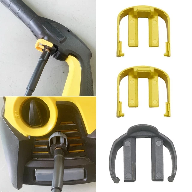 Trigger Replacement Clip And Hose Clamp  Grey For Karcher K2K3K7 Yellow
