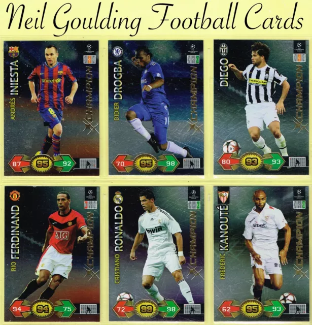 Panini Champions League 2009-10 ☆ SUPER STRIKES - INSERT ☆ Football Cards