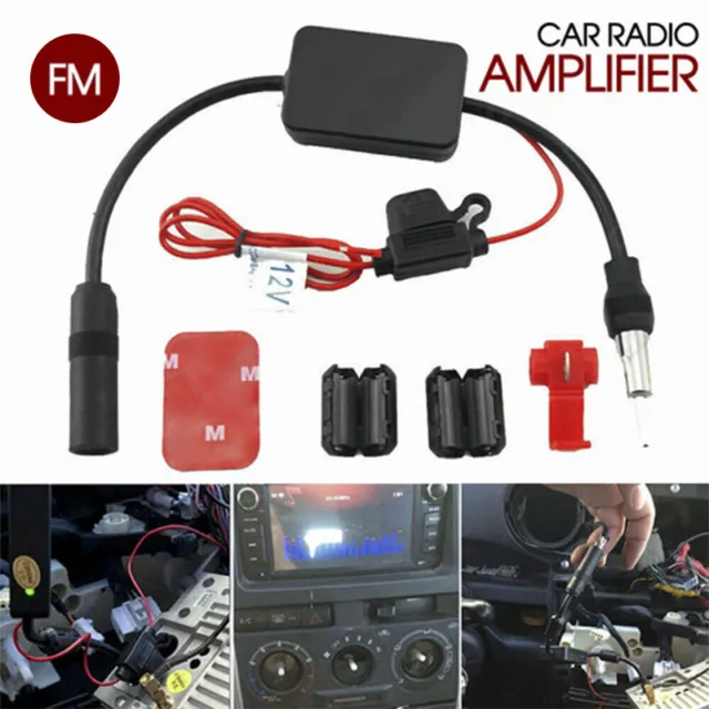 NEW PRACTICAL CAR Antenna Splitter DAB AM FM Radio Signal AMP Amplifier  $27.48 - PicClick AU
