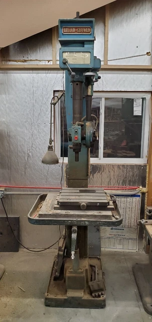 Leland Gifford 2LVS Variable Speed Drill Press w/12" Stroke & Power Down