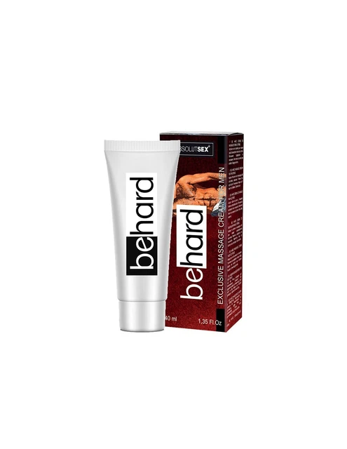 Crème érectile pour homme – gros pénis -  BE HARD 40ML – Aphrodisiaque - SEXTOYS