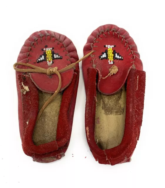 Antique Native American Child's Moccasins