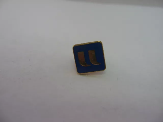 Nice Quality Blue Enamel Quotation Marks Like Logo Design Pin Tie Tack