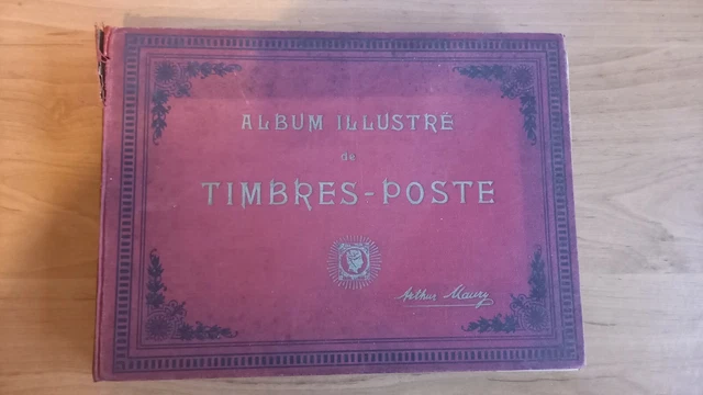 Album De Timbres-poste Ancien Arthur Maury - Timbres Du Monde XIXe-XXe Siècle - État D'occasion