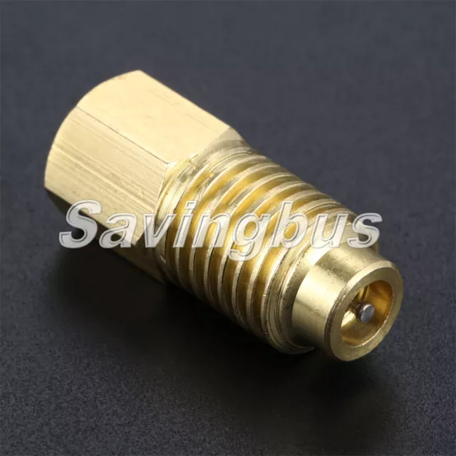 R12 to R134A Tank Adapter Converter Connector 1/4" SAE Female 1/2" Male AC R134A