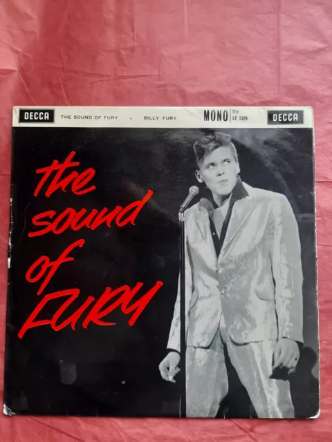 Billy Fury - The Sound of Fury  (10" VINYL - ORIGINAL DECCA PRESSING)  1960