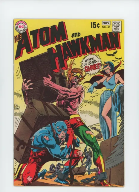 The Atom & Hawkman  #45 - Joe Kubert Cover Art (6.0/6.5)1967