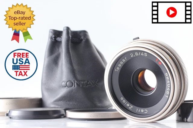 CONTAX TESSAR T* 45mm F2.8 MMJ Standard Manual Focus Lens from