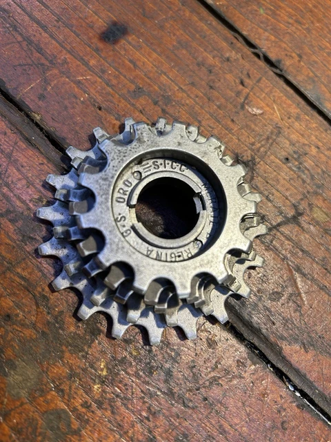 Roue Libre Regina Or (Gold) 6 Vitesses – 14/19 Dents – Pignon Vélo Course – NEUF Dans Boîte – Colnago Eroica
