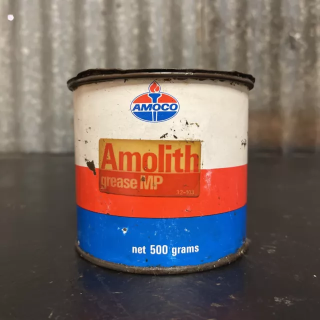 Amoco 500g Vintage Australian Grease Tin