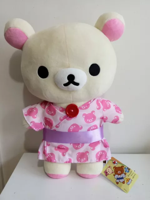 KORILAKKUMA RILAKKUMA KIMONO Plush Doll Stuffed Japan San-X Pink Free  Shipping $59.99 - PicClick