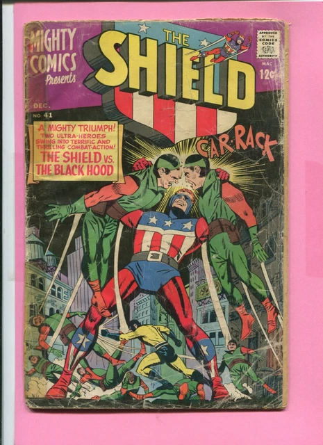 Mighty Comics # 41 - Shield - Archie Publications - Reinman Art -1966 - Cents