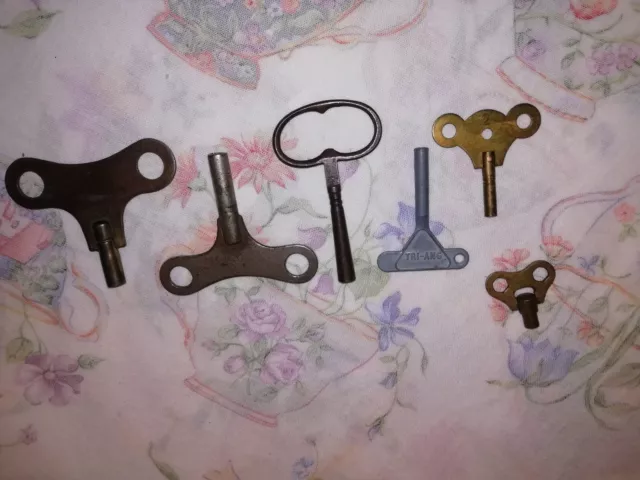 Clock keys x 6