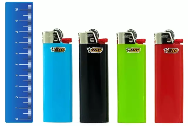 5 x Bic Maxi Flint Lighters Assorted Random Colors NEW UK SELLER