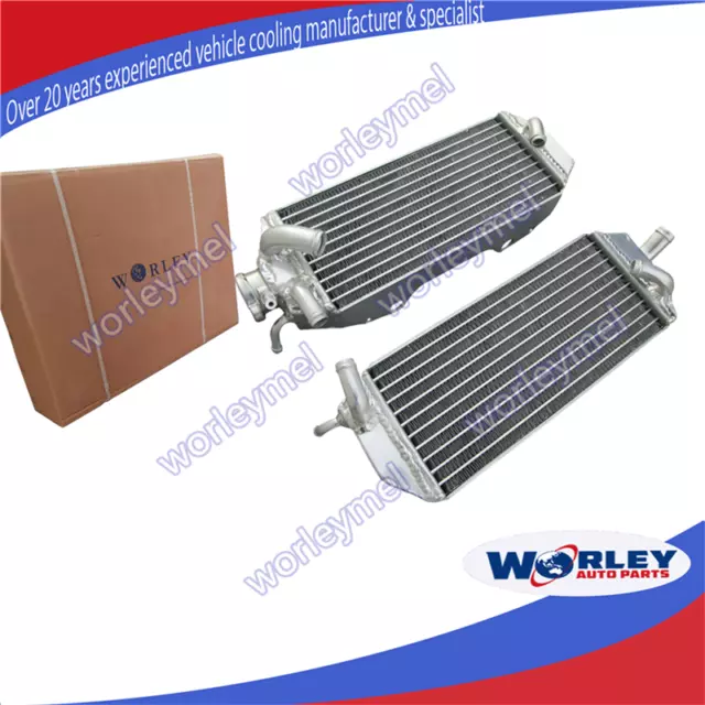 Aluminum Radiator RM250 1996-2000 for SUZUKI  RM 250 1997 1998 1999 L&R 2-stroke