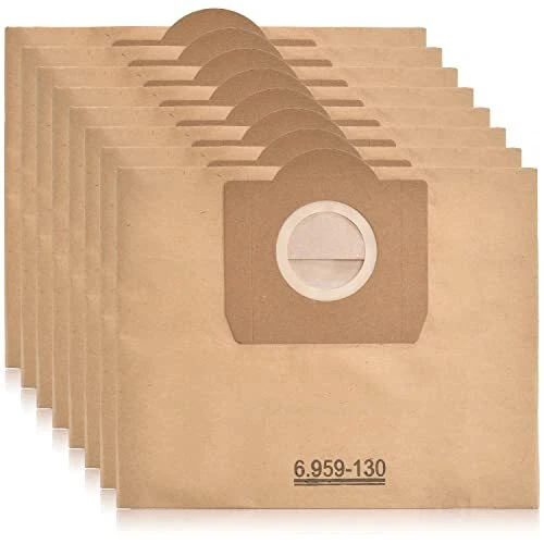 Artraise Sacs WD3 pour Aspirateur Kärcher 6.959-130.0, lot de 8 Sacs d'aspirateu