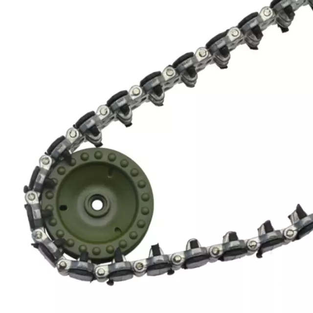 Parti binario serbatoio in alluminio per modello tracce metalliche set parti ruota catena