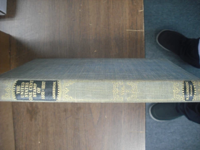 1938 U.S. 1c Stamps of 1851-57 Vol 2, by Standley Ashbrook hard bound, used 1938 U.S. 1c Stamps of 1851-57 Vol 2, by Standley Ashbrook hard bound, used