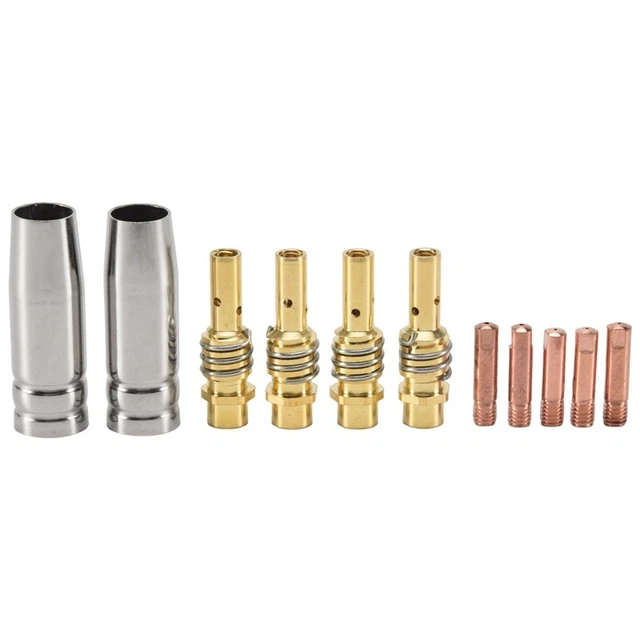 11PCS MB15AK MIG Welding Consumption Material Welding Burner with Koni W6Y3