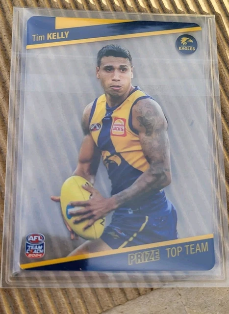 2024 AFL TEAMCOACH PRIZE Card West Coast Eagles Tim Kelly $42.00