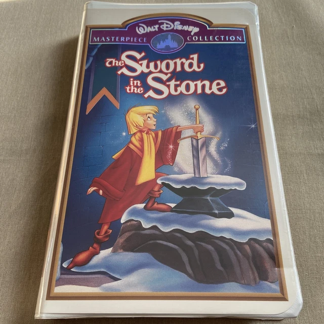 WALT DISNEY THE Sword in the Stone (VHS) Clamshell Video Tape