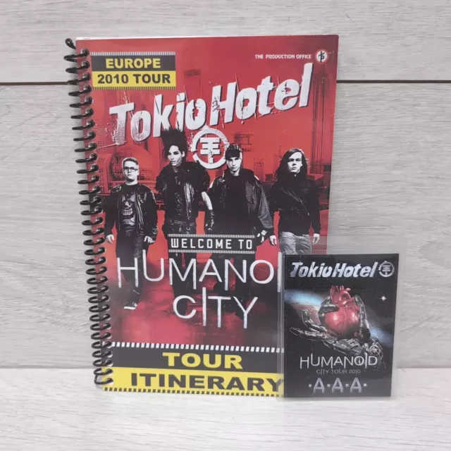 TOKIO HOTEL - Humanoid City Tour 2010 Europe - Crew Only Itinerary And AAA Pass