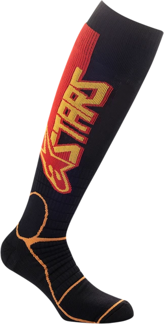 Alpinestars 4701520-1540-L Sock Mx Pro Bk/Yl/Org L