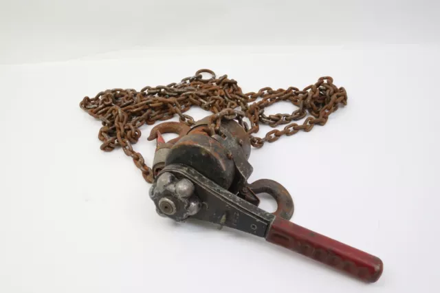 Vintage "Tug It" One Ton Lever Chain Hoist