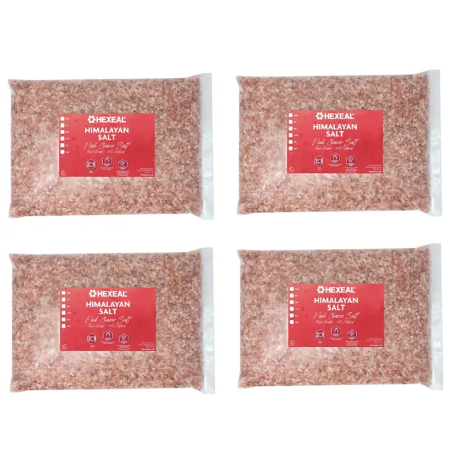 Hexeal HIMALAYAN PINK SALT | 20kg Bag | Coarse | 100% Natural | Food/Cosmetic