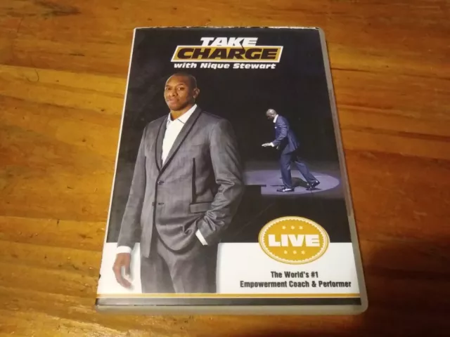 Take Charge With Nique Stewart 2011 Live - 2 Disc CD + DVD - Motivational Coach