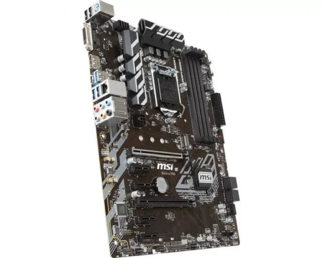 MSI B360-A PRO Motherboard Intel B360 LGA 1151 DDR4 M.2 ATX Core DVI-D Celeron 3