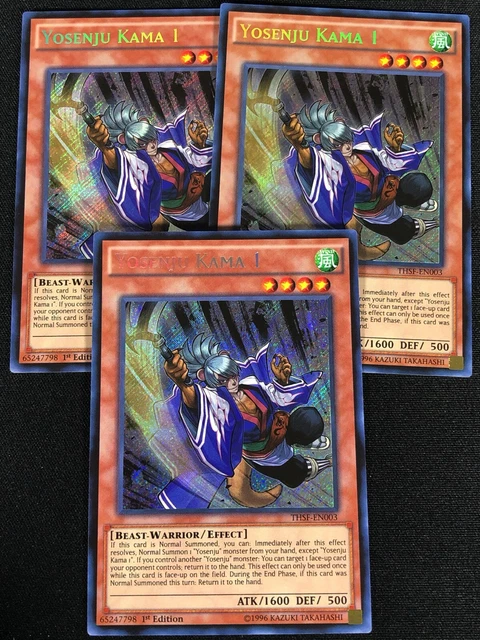 Yu-Gi-Oh! Karte - Yosenju Kama 1 (THSF-EN003) - Secret Rare - 1st Edition