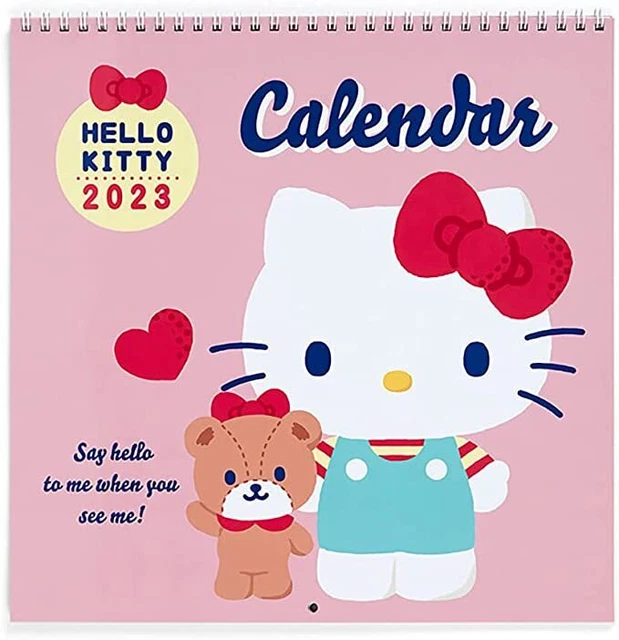 SANRIO CALENDAR 2023 Wall Hanging Hello Kitty Hello Kitty 3 Months with