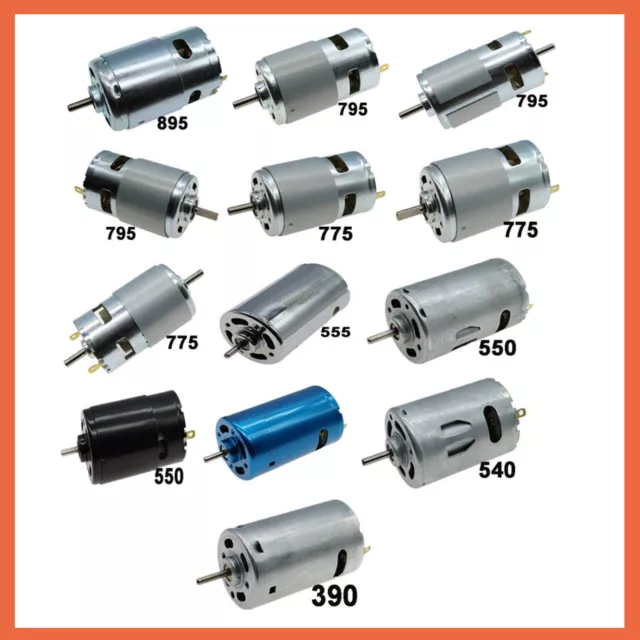 Getriebemotor Gleichstrom Motor 6  12V Elektromotor mit abnehmbarer  Kurbel