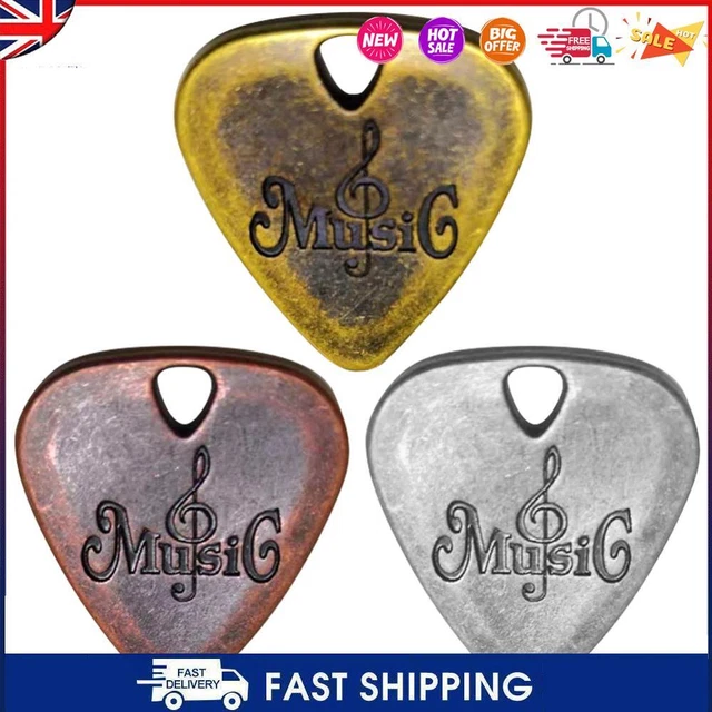 Metal Pick Zinc Alloy Pick Plectrum for Electric Guitar Musical Instrument Parts
