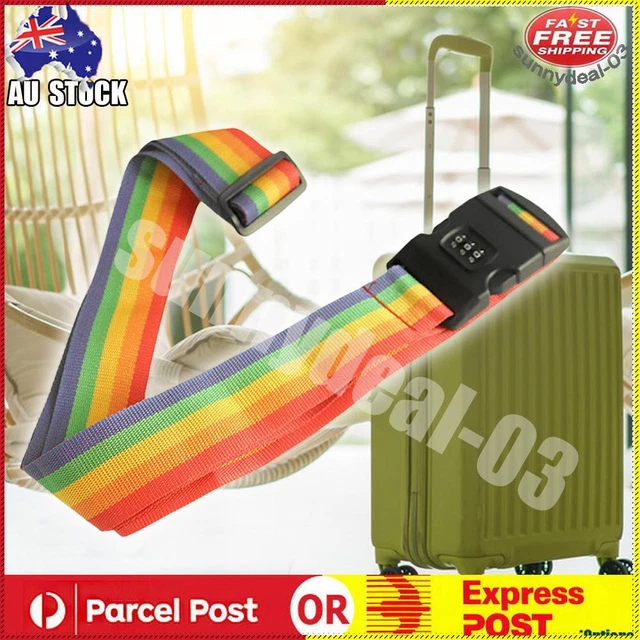 Luggage Packing Belt with Password Lock Suitcase Luggage Tie Belt Baggage Straps