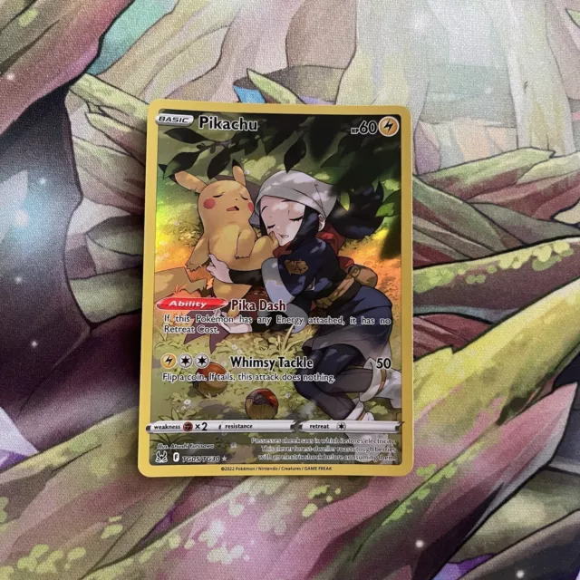 Pokemon Card Pikachu TG05/TG30 | Lost Origin Full Art Rare Trainer Gallery TCG