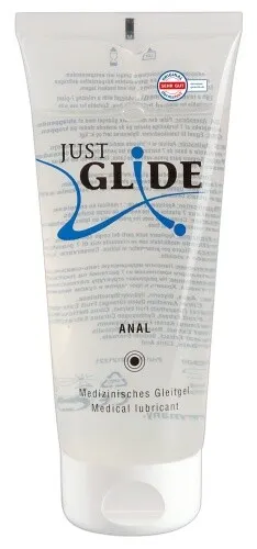 Just Glide Anal Gleitgel Analsex Gleitmittel Erotik Sex Gel Wasserbasis 200 ml