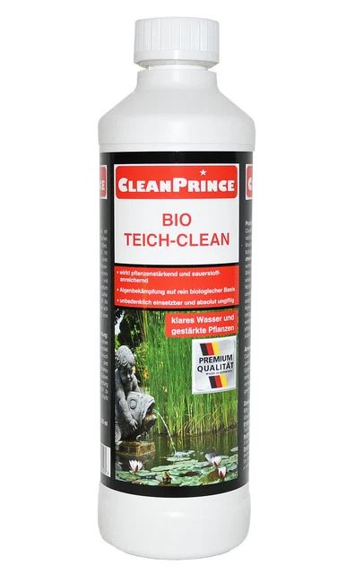 BIO TEICH CLEANER Algen bekämpfen Gartenteich Koi Teichreiniger 0,5