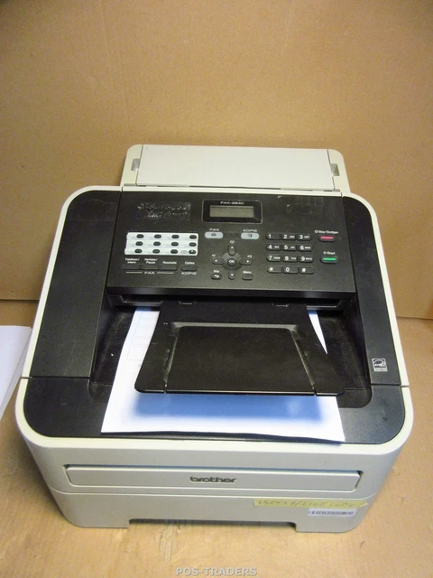 Brother FAX-2840 A4 Mono B/W Laser Fax Machine 15293 PRINTS - LINE ON COPY