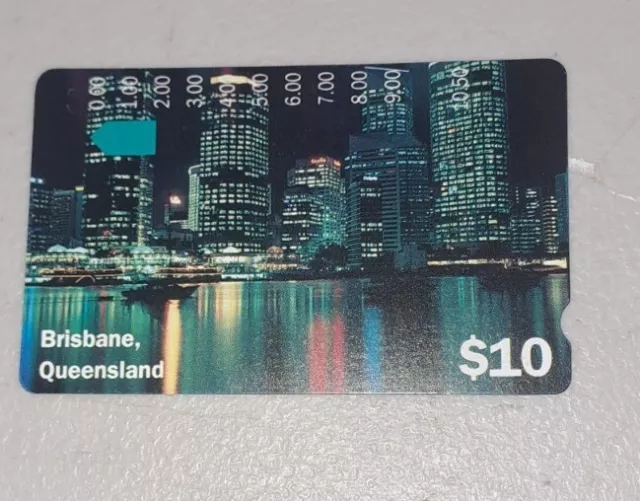 Telstra Telecom Phonecard Australia - Brisbane QLD Kangaroo Phonecard Club $10